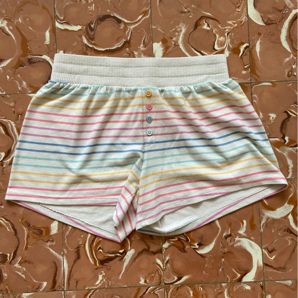 Striped Multicolor PJ Shorts